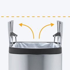  Thùng rác cánh bướm Simplehuman 18L đạp chân 