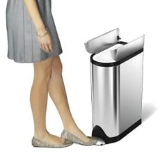  Thùng rác cánh bướm Simplehuman 18L đạp chân 