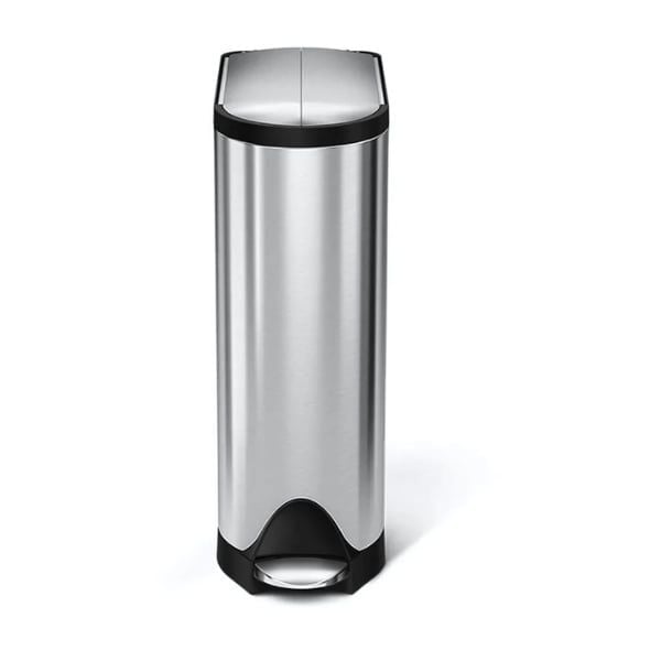 Thùng rác cánh bướm Simplehuman 18L đạp chân