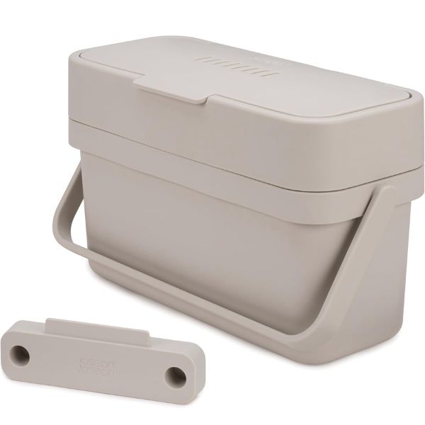 Thùng rác hữu cơ gắn tủ bếp Joseph Joseph 30046 Compo 4L màu be