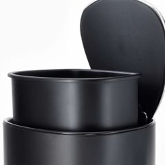  Thùng rác Joseph Joseph 70595 5L EasyStore Steel Pedal Bin màu đen nhám 