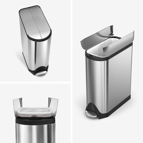 Thùng rác Simplehuman 45 lít hình cánh bướm