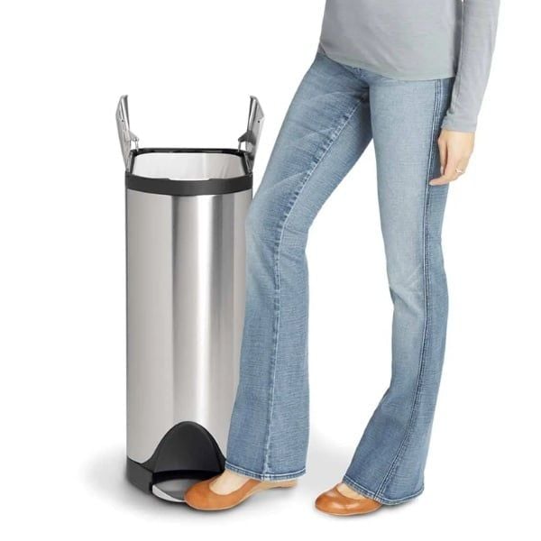 Thùng rác Simplehuman 45 lít hình cánh bướm