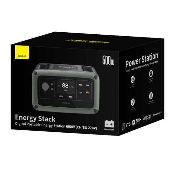 Hộp đựng của Trạm sạc di động Baseus 180.000mah 600W 220v