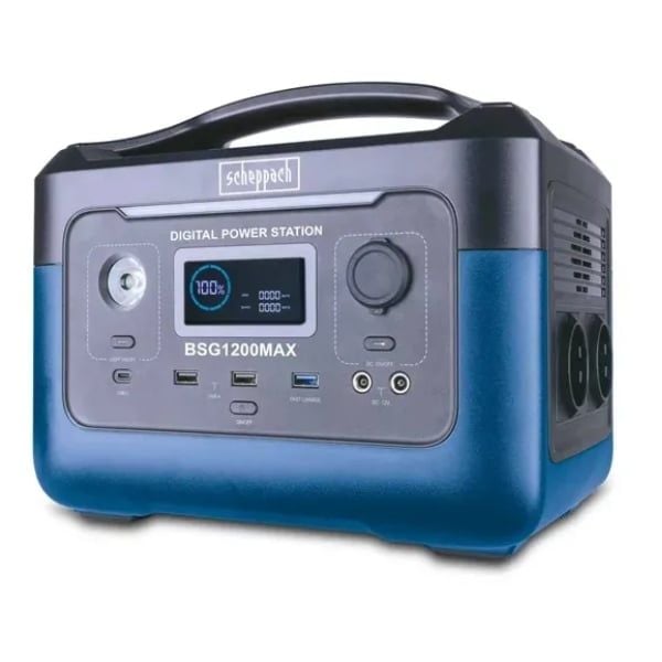 Trạm sạc Scheppach BSG1200MAX 577Wh - Hãng Đức
