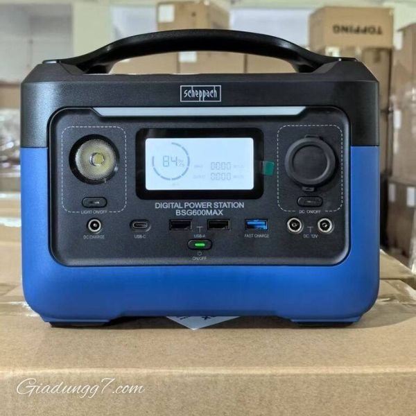 Trạm sạc Scheppach BSG600MAX 300W - Hãng Đức