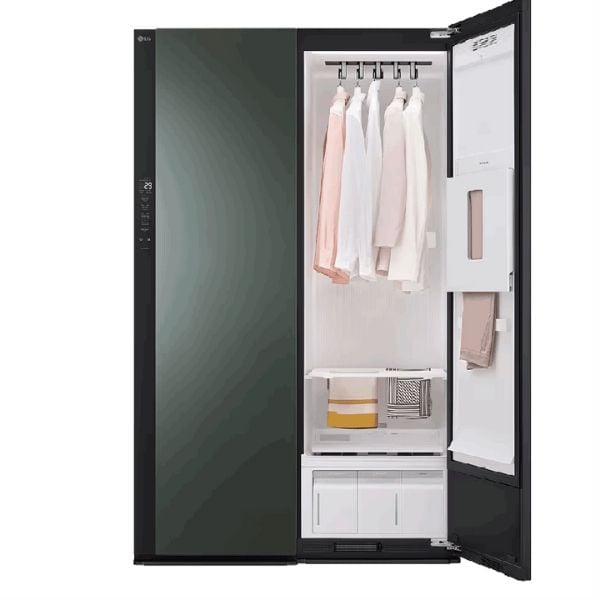 Tủ giặt hấp sấy LG Styler 2024 SC5MNR4G xanh lá