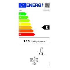  Tủ Lạnh Bosch KIR81AFE0 Serie 6 Âm Tủ 319L 