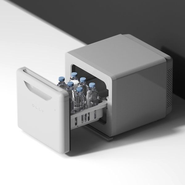 Tủ lạnh mini Olly OLR02 Nội địa Hàn có 4 màu để bạn lựa chọn