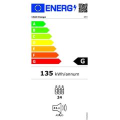  Tủ rượu Caso WineComfort 24 Black 644 