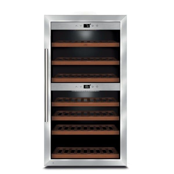 Tủ rượu Caso WineComfort 660 Smart chứa 66 chai, 2 vùng nhiệt độ