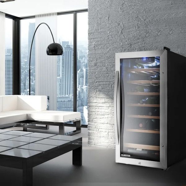 Tủ rượu vang Klarstein Vinamour 26D dung tích 88 lít, chứa 26 chai