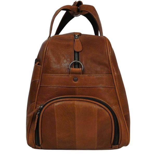 Túi da thật Aaron Leather Goods Patchwork 2 ngăn đựng giày