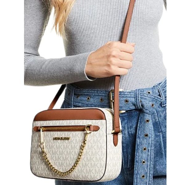 Túi đeo chéo Michael Kors Jet Set Large Logo Crossbody Bag