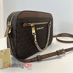  Túi đeo chéo Michael Kors Jet Set Large Logo Crossbody Bag 