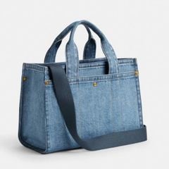  Túi xách Coach Cargo Denim Tote 26 unisex vải canvas 