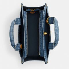  Túi xách Coach Cargo Denim Tote 26 unisex vải canvas 