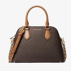  Túi xách Michael Kors Veronica Medium Logo Dome Satchel 