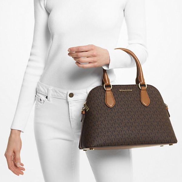 Túi xách Michael Kors Veronica Medium Logo Dome Satchel