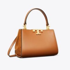  Túi xách Tory Burch Mini Eleanor Satchel (Đen/Nâu/Kem) 