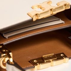  Túi xách Tory Burch Mini Eleanor Satchel (Đen/Nâu/Kem) 