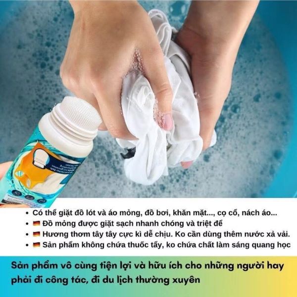 Tuýp kem giặt tẩy quần áo Denkmit 200ml