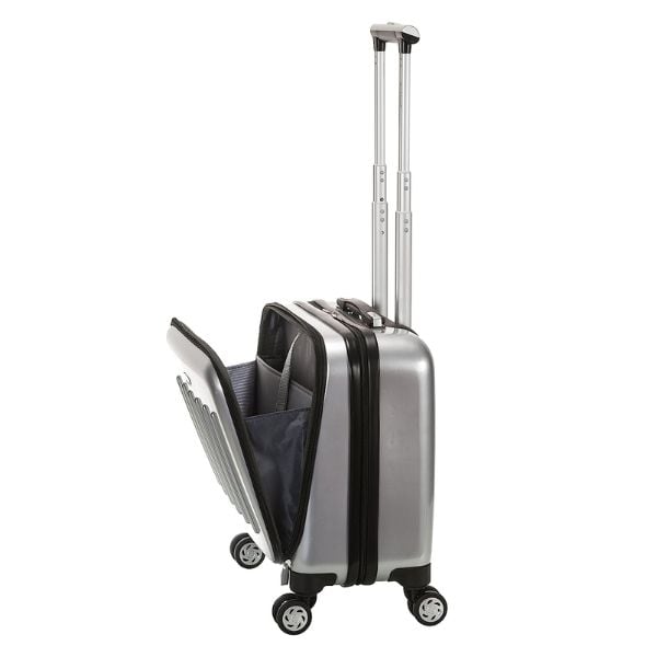 Vali Rockland 17inch có 2 màu: đen/bạc để bạn lựa chọn