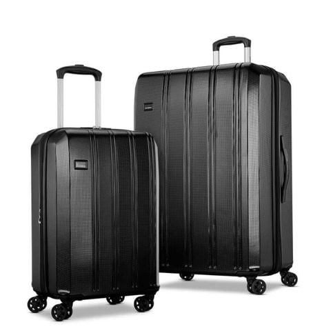 Set 2 Vali Samsonite Carbon X màu đen (size 20/30)