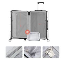  Vali Samsonite Intech màu xanh - Size 20/25/28 