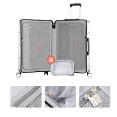  Vali Samsonite Intech màu Đen - Size 20/25/28 