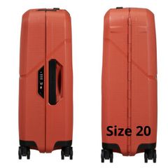  SET 2 Vali Samsonite Magnum ECO Size 20/28 màu cam 