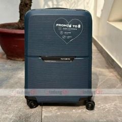  Vali Samsonite Magnum khóa ngầm Xanh Midnight Blue (Size S/M/L) 