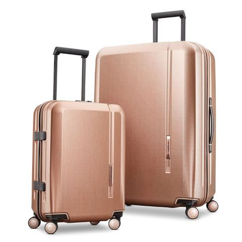 Set 2 Vali Samsonite Novaire Spinner size 20/28 màu hồng cát
