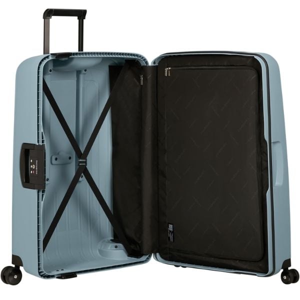 Vali Samsonite SCure Spinner màu xanh Ice Blue (Size 20/25/28)