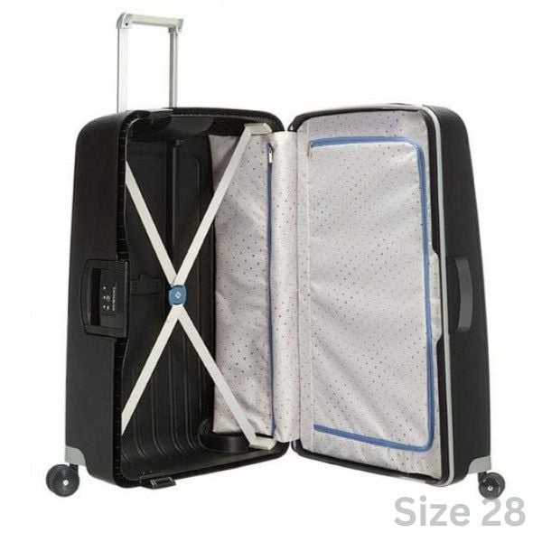 Bên trong Vali Samsonite S'Cure Spinner màu đen