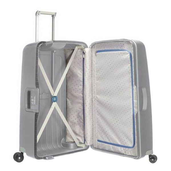 Vali Samsonite S'Cure Spinner màu bạc size 28