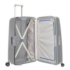  Vali Samsonite S'Cure Spinner màu bạc size 28 