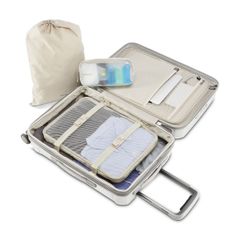  Set 2 Vali Samsonite Silhouette (Size 20/28 inch) màu bạc 