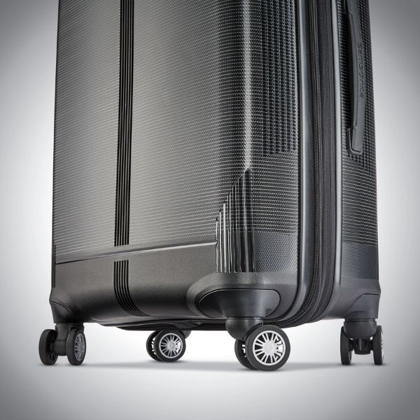 Vali Samsonite Supra DLX 28inch màu đen khóa số TSA màu đen