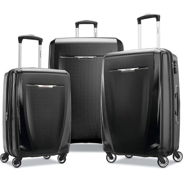Bộ 3 Vali Samsonite Winfield 3 DLX màu đen