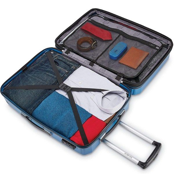 Bên trong và các ngăn của Vali Samsonite Winfield 3 DLX