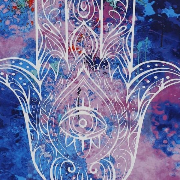 Vali Tucci Italy Exotic Hamsa 20inch