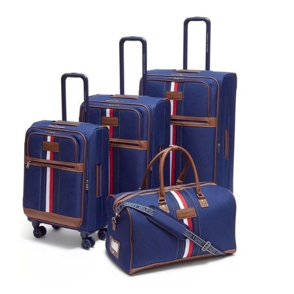 Vali vải Tommy Hilfiger Logan màu xanh 3 size S/M/L