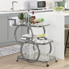  Xe đẩy rượu bar cart Ferfalder 3 tầng 