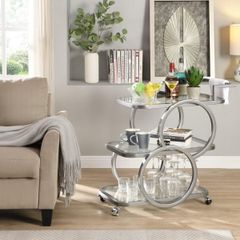  Xe đẩy rượu bar cart Ferfalder 3 tầng 