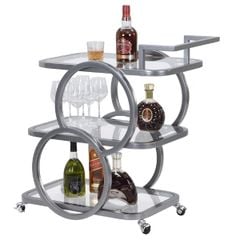  Xe đẩy rượu bar cart Ferfalder 3 tầng 