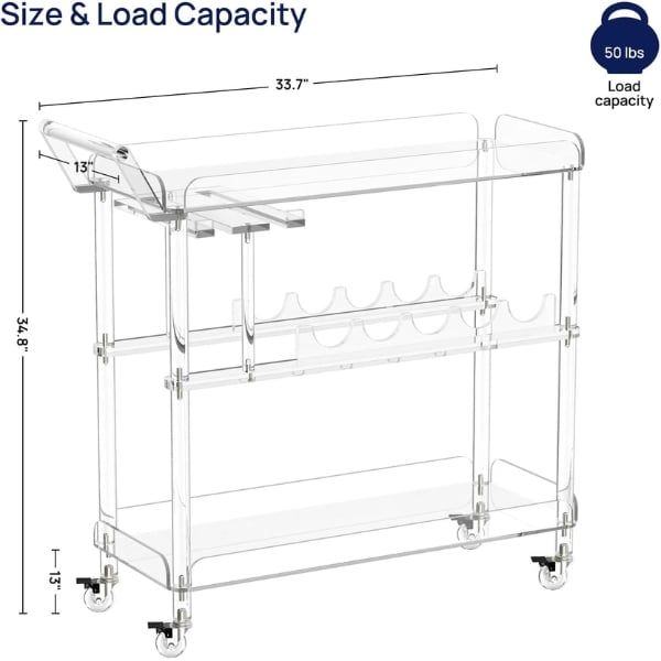 Xe đẩy rượu Bar cart Hmyhum