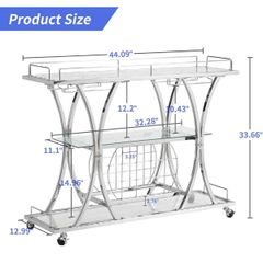  Xe đẩy rượu Bar cart Homyshopy 