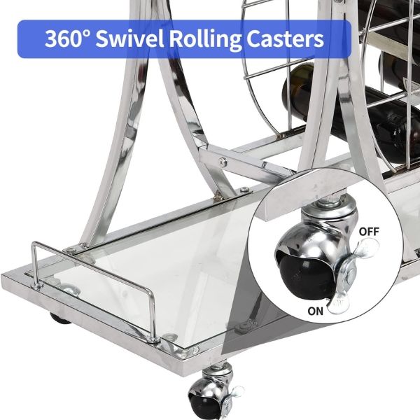 Xe đẩy rượu Bar cart Homyshopy