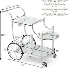  Xe đẩy rượu Bar Cart Medimall 